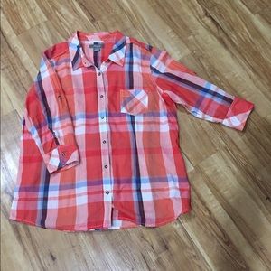 Natural Reflections orange and blue